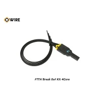 สายแยกคอร์ไฟเบอร์ชนิด Flat Type 4 Core (30CM) สายแยกคอร์ไฟเบอร์ชนิด Flat Type 4 Core (30CM)