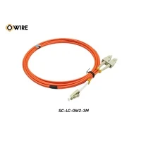 Patch Cord SC-LC MM OM2 Duplex ยาว 3 เมตร Patch Cord SC-LC MM OM2 Duplex ยาว 3 เมตร