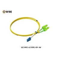 Patch Cord Fiber SC/APC-LC/UPC SM Duplex ยาว 1 เมตร Patch Cord Fiber SC/APC-LC/UPC SM Duplex ยาว 1 เมตร