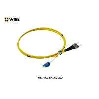 Patch Cord Fiber ST-LC (UPC ) SM Duplex ยาว 1 เมตร Patch Cord Fiber ST-LC (UPC ) SM Duplex ยาว 1 เมตร