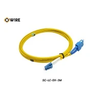 Patch Cord SC-LC (UPC) SM Duplex ยาว 3 เมตร Patch Cord SC-LC (UPC) SM Duplex ยาว 3 เมตร