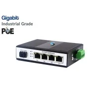 Industrial POE Switch 4-Port Gigabit + 1-Port SFP Industrial POE Switch 4-Port Gigabit + 1-Port SFP