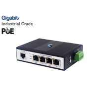 Gigabit Industrial PoE 4 Port + 1GE Uplink Gigabit Industrial PoE 4 Port + 1GE Uplink
