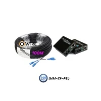 สายไฟเบอร์ออฟติก 2 Core 100 เมตร + Media DX 10/100 สายไฟเบอร์ออฟติก 2 Core 100 เมตร + Media DX 10/100