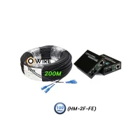 สายไฟเบอร์ออฟติก 2 Core 200 เมตร + Media DX 10/100 สายไฟเบอร์ออฟติก 2 Core 200 เมตร + Media DX 10/100