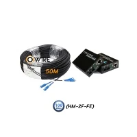 สายไฟเบอร์ออฟติก 2 Core 50 เมตร + Media DX 10/100 สายไฟเบอร์ออฟติก 2 Core 50 เมตร + Media DX 10/100