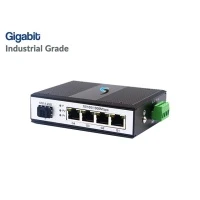 Gigabit Industrial Switch 4 Port Uplink 1 Port (SFP) Gigabit Industrial Switch 4 Port Uplink 1 Port (SFP)