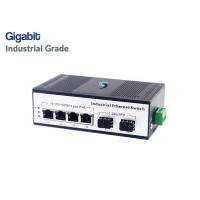 Gigabit Industrial Switch 4 Port Uplink 2 Port (SFP) Gigabit Industrial Switch 4 Port Uplink 2 Port (SFP)