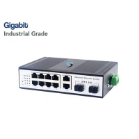 Gigabit Industrial Switch 10 Port Uplink 2 Port (SFP) Gigabit Industrial Switch 10 Port Uplink 2 Port (SFP)